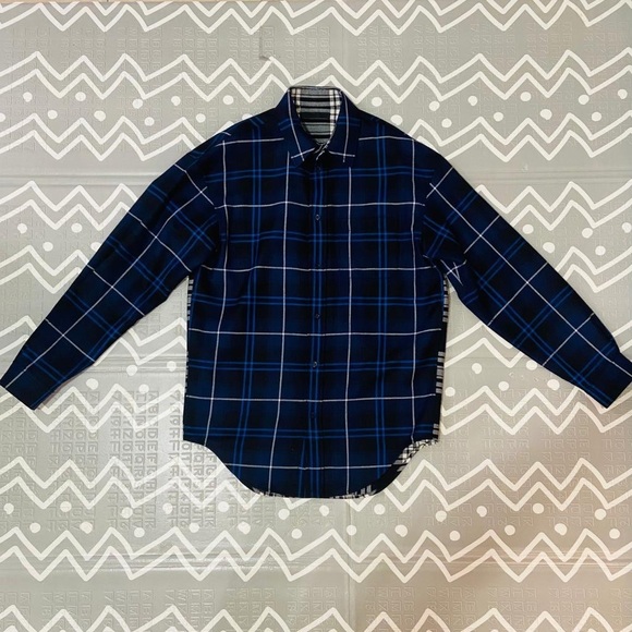 Unreleased sample Alexander Wang oversized plaid Cotton shirt